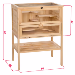 TecTake 403246 small animal habitat Brown - Additional view 6