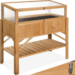 TecTake 403251 raised garden bed Brown