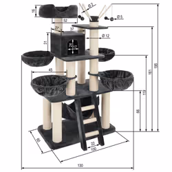 TecTake 403327 cat house - Additional view 6