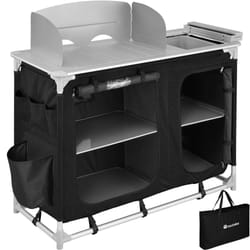 TecTake 403345 camping kitchen Black