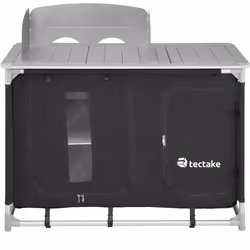 TecTake 403345 camping kitchen Black