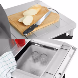 TecTake 403345 camping kitchen Black - Additional view 5