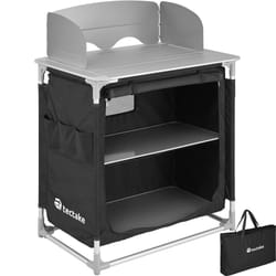 TecTake 403346 camping kitchen Black