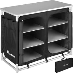 TecTake 403348 camping kitchen Black