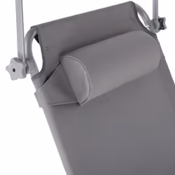 TecTake 403414 beach chair Grey Polyester, Steel - Additional view 6