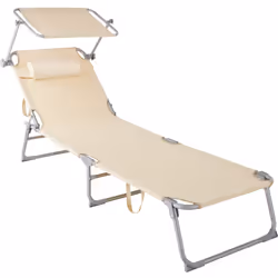 TecTake 403417, Beige, Polyester, Steel, 110 kg, 6.2 kg