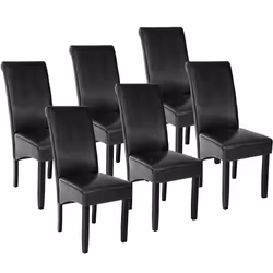 TecTake 403495, Black, 6 seat(s)