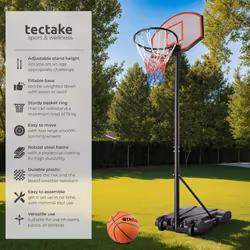 Mobile Basketball Hoop Portable Streetball Board Sport Game Net Backboard Wheels