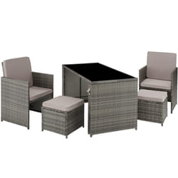 TecTake 403562 outdoor furniture set Grey