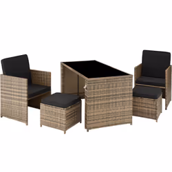 TecTake 403563, Brown, 2 seat(s), Adults & Children, Boy/Girl