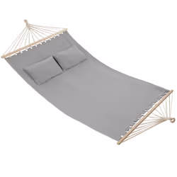TecTake 403566 hammock Polyester, Cotton Grey