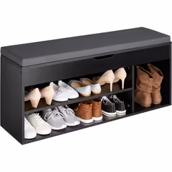 TecTake 403624 shoe organizer Black