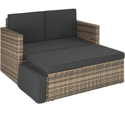 TecTake 403688 sofa Brown