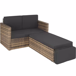 TecTake 403688 sofa Brown