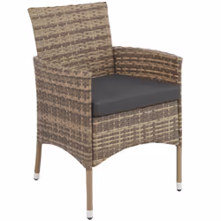 TecTake 403703, Brown, 2 seat(s), Adults & Children, Boy/Girl