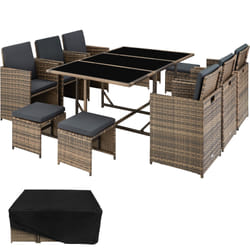TecTake 403731 outdoor furniture set Brown