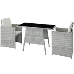 TecTake 403732 outdoor furniture set Grey