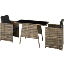 TecTake 403733 outdoor furniture set Brown
