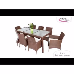 TecTake 403752 outdoor furniture set Grey