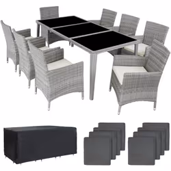 TecTake 403752 outdoor furniture set Grey