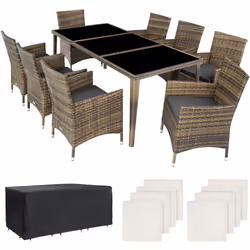 TecTake 403753 outdoor furniture set Brown