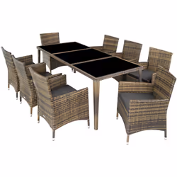 TecTake 403753 outdoor furniture set Brown - Additional view 6