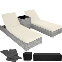 TecTake 403770 outdoor furniture set Grey