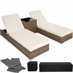 TecTake 403771, Aluminium, Polyester