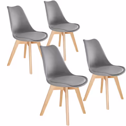 TecTake 403815, Grey, 4 seat(s)