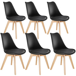 TecTake 403817 living room furniture set Black