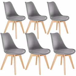 TecTake 403818, Grey, 6 seat(s)