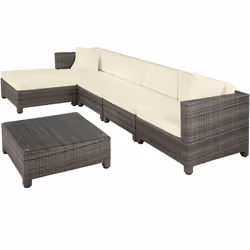TecTake 403835 sofa 5 seat(s) Grey