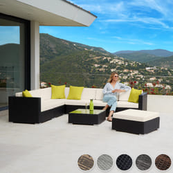 TecTake 403838 sofa 7 seat(s) Grey