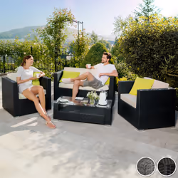 TecTake 403843 sofa 4 seat(s) Grey