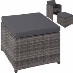 TecTake 403846 outdoor furniture set Grey - Additional view 7