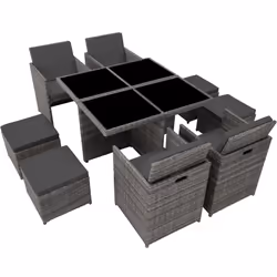 TecTake 403846 outdoor furniture set Grey - Additional view 8