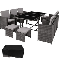 TecTake 403867 outdoor furniture set Grey