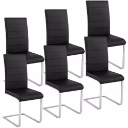 TecTake 403895, Black, 6 seat(s)