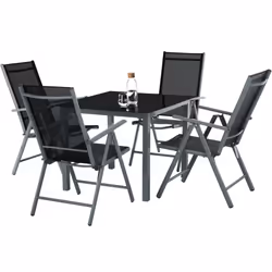 TecTake 403905 outdoor furniture set Grey
