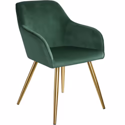 TecTake 404002 living room furniture set Green, Gold