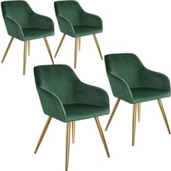 TecTake 404003 living room furniture set Green, Gold
