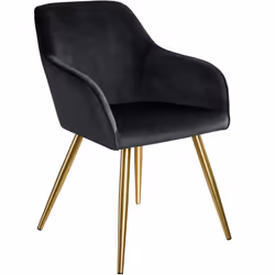 TecTake 404014 living room furniture set Black, Gold