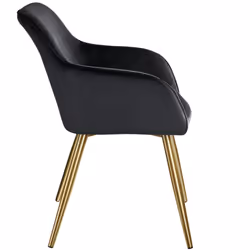 TecTake 404014 living room furniture set Black, Gold