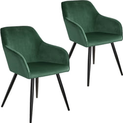 TecTake 404026 living room furniture set Black, Green