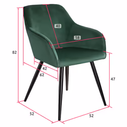 TecTake 404026 living room furniture set Black, Green