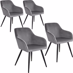 TecTake 404035, Grey, 4 seat(s)