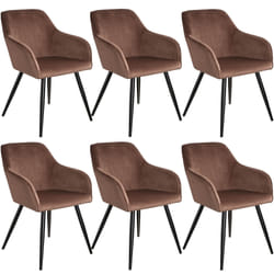 TecTake 404044 living room furniture set Black, Brown