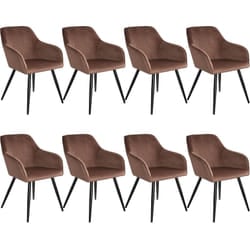 TecTake 404045 living room furniture set Black, Brown