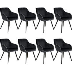 TecTake 404053 living room furniture set Black
