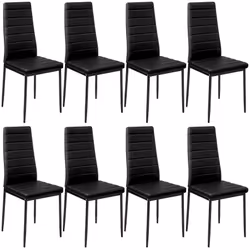 TecTake 404118, Black, 8 seat(s)